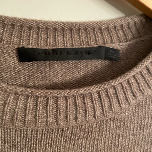 * sold on FB * Jenni Kayne Everyday Sweater Taupe - Picture 3 of 9